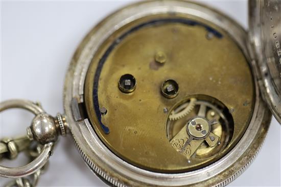 A George III silver pair cased pocket watch with verge escapement, signed A. Cameron, Liverpool, 1800, a later key-wind pocket watch an